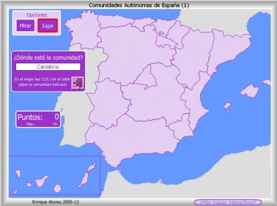 Comunidades Autónomas de España DONDE ESTA