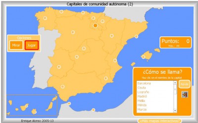 cAPITALES Comunidades Autónomas de España COMO SE LLAMA