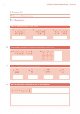 cuaderno de verano  matematicas 1 a 3 ESO imagen