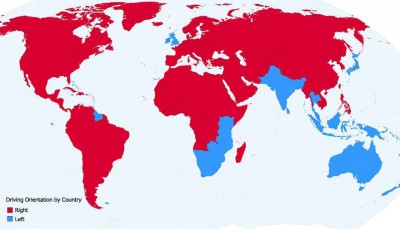 Orientación al conducir por países