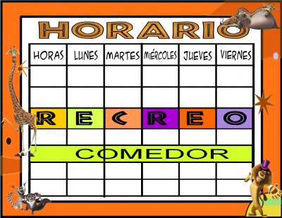 horario 6 horas dora exploradora   MADAGASCAR