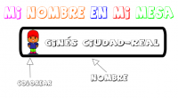 Nuestro amigo Alfonso Jiménez nos ha pedido unas etiquetas para que sus alumnos pongan su nombre en la mesa y las peguen y ademas que las etiquetas tengan algún dibujo […]