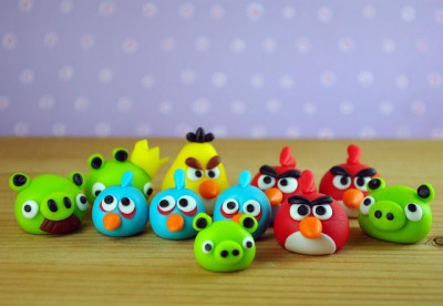 angry birds PLASTILINA