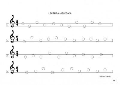 lenguaje musical lectura melodica