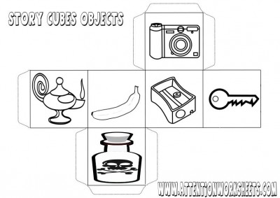 story cubes objects printables image