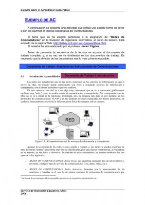 Ejemplo de Aprendizaje cooperativo IMAGEN