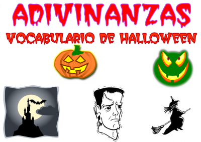 adivinanzas vocabulario de halloween portada