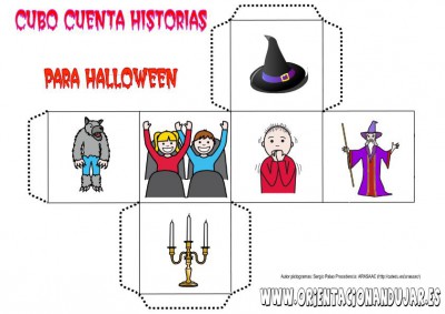 dados contadores de historias medios HALLOWEEN 1 IMAGEN