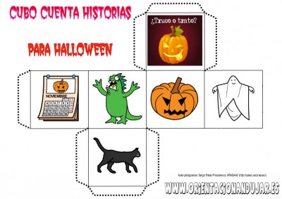 dados contadores de historias medios HALLOWEEN 3 IMAGEN