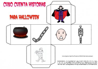 dados contadores de historias medios HALLOWEEN 4 IMAGEN