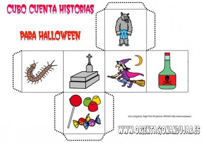 dados contadores de historias medios HALLOWEEN 5 IMAGEN