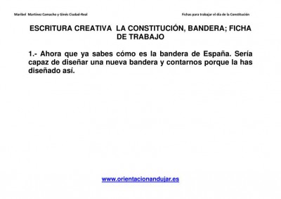 Escritura creativa la constitución Primaria y secundaria imagen 2