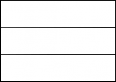 FORMATO DE BANDERA TRES LINEAS HORIZONTALES