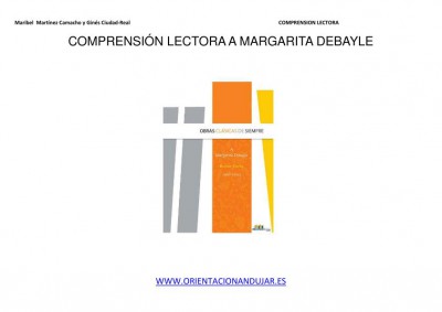 COMPRENSIÓN LECTORA A MARGARITA DEBAYLE IMAGEN 1