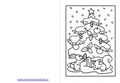 Dibujos de Navidad para Imprimir y Colorear en PDF Gratis