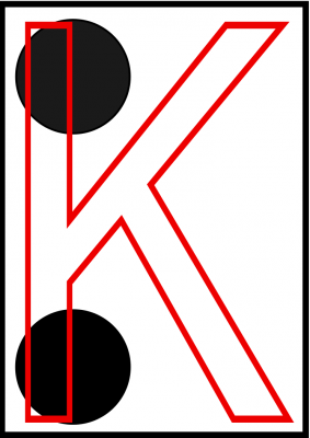 braille letra k