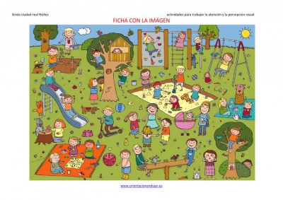 actividades para trabajar la atención y la percepción visual en el parque imagen  1