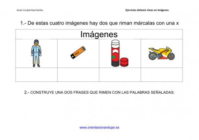 Actividades de rimas para alumnos con dislexia imagenes_6