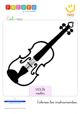 colorea los instrumentos musicales en  imagenes_3