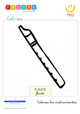 colorea los instrumentos musicales en  imagenes_6