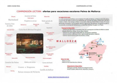 COMPRENSIÓN LECTORA  ofertas para vacaciones escolares Palma de Mallorca imagen 2