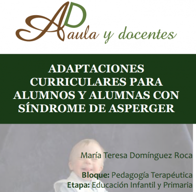 ADAPTACIONES CURRICULARES PARA ALUMNOS Y ALUMNAS CON SÍNDROME DE ASPERGER