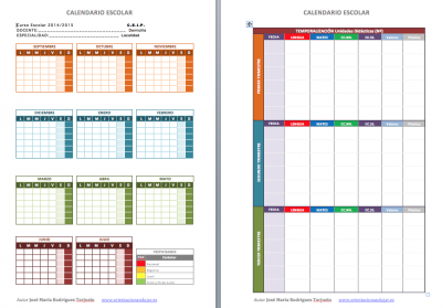 CALENDARIO Y TEMPORALIZACIONES PRIMARIA