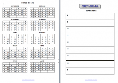 Cuaderno de trabajo, memonotas, registros de evaluación, etc 2014-2015 IMAGEN 3