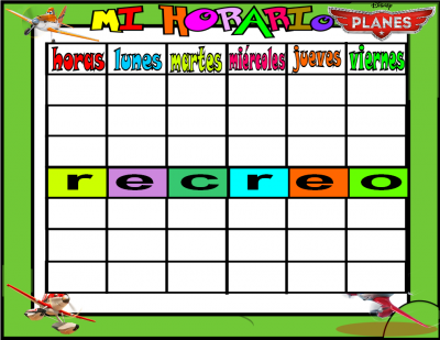 plantilla horario horario planes 6 horas 1