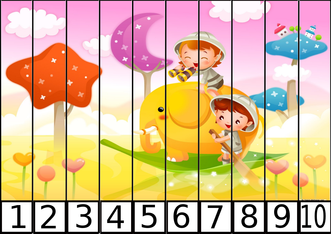 Puzzle De Numeros 1 10 Para Los Mas Peques1