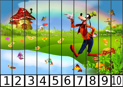 puzzle de numeros 1-10 para los mas peques2