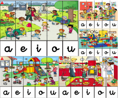 Aprendemos las vocales y trabajamos la motricidad con estos puzzles divertidos imagen destacada