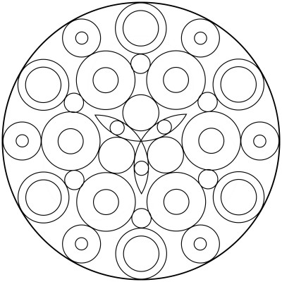 Mandala  de circulos 8
