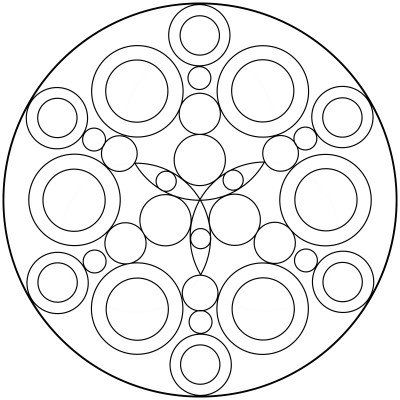 Mandala  de circulos 9
