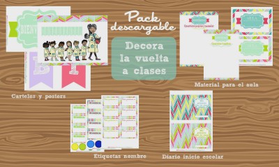 Pack para decorar el aula para la vuelta a clases 2