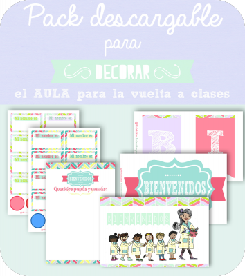 Pack para decorar el aula para la vuelta a clases