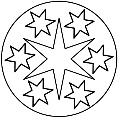 mandala estrella 6
