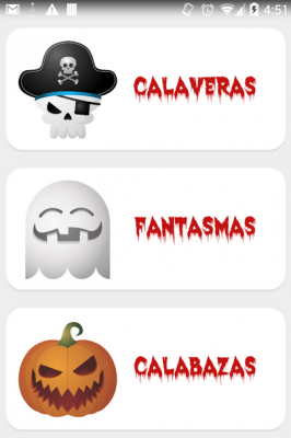 Terrorífico y divertido Memory de Halloween para Android APP gratuita