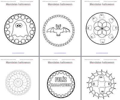 MANDALAS DE HALLOWEEN 2014