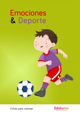 fichas para colorear  deporte y emociones Edukame_Page_01