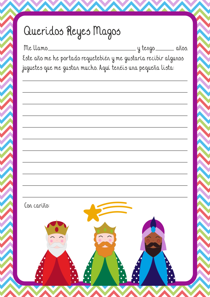 CARTA REYES MAGOS - Orientación Andújar - Recursos Educativos