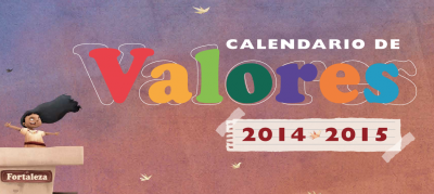 Calendario 2014-2015 para trabajar los valores