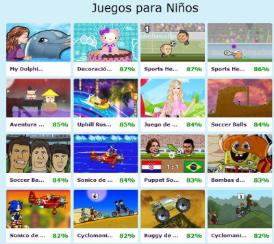 juegos para noños y niñas