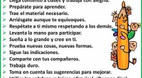 Las normas, tanto de clase como fuera de ella, deben consensuarse con el alumnado y llegar a ellas tras reflexionar sobre la conveniencia o no de cada una de ellas, […]