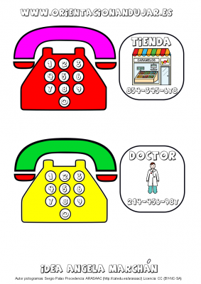 llamamos por telefono tarjetas de numeros de telefono 1