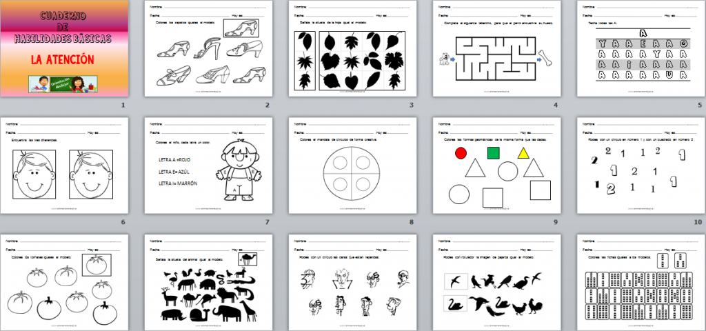 Dentro de los materiales que habitualmente compartimos con todos nuestros seguidores, nuestras fichas de Antención tienen un interés especial. Os dejamos este fantástico cuaderno de habilidades básicas para trabajar la […]