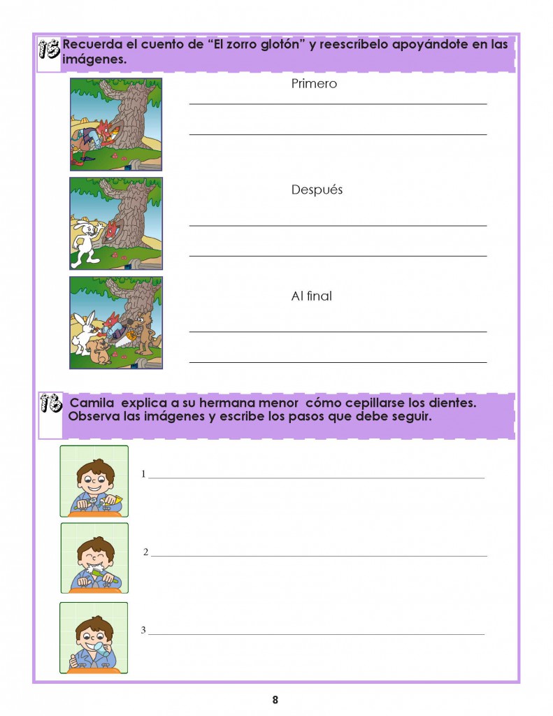 Cuaderno de repaso escolar primavera ideal para primer grado o primero ...