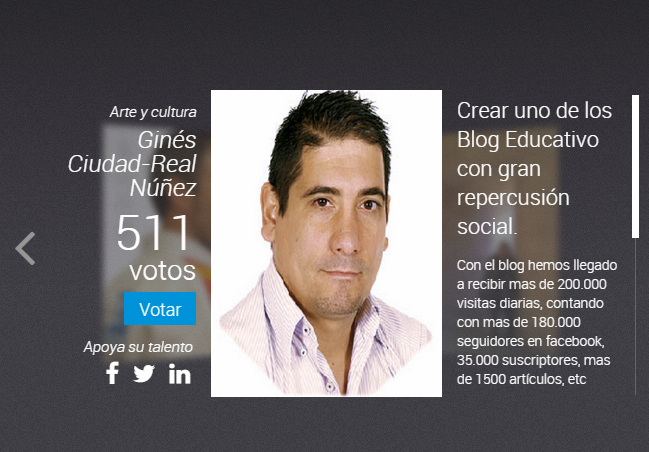 Hechos de talento es una iniciativa privada que tiene como único objetivo dar visibilidad y relevancia pública a aquellas personas que con su talento, contribuyen día a día a mejorar […]