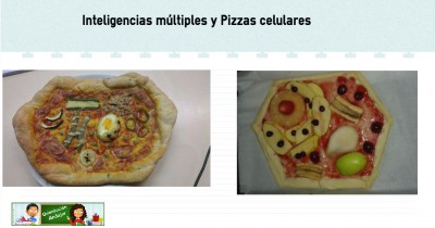 Inteligencias múltiples y Pizzas celulares aprendemos de forma diferente