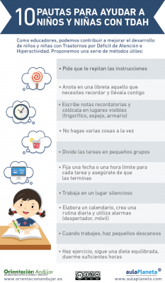 #TDAH10 Pautas para ayudar a los niñas y niños con TDAH